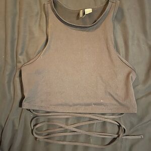 Trendy Black Crop Top